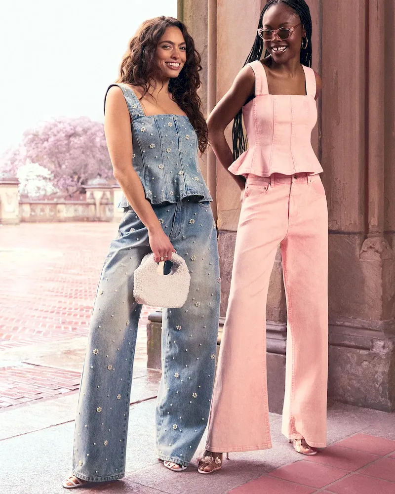 Penelopi Denim Top Pink - Image 7