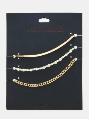 3-piece Chain Anklet Set