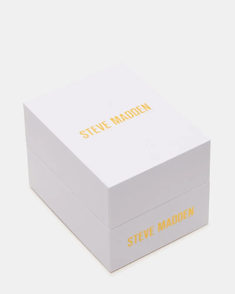 Women's Square Stainless Steel Watch Gold - Image 4