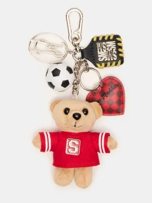 Goal Bag Charm Red Multi