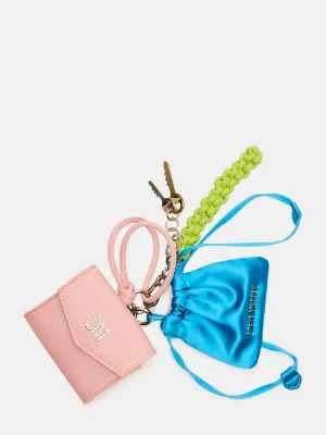 Travel Bag Charm Coral Multi