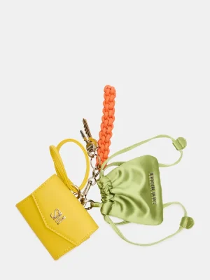 Travel Bag Charm Yellow Multi