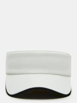 Embroidered Visor White