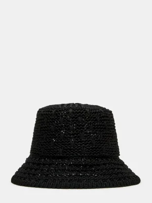 Breezy Straw Hat Black