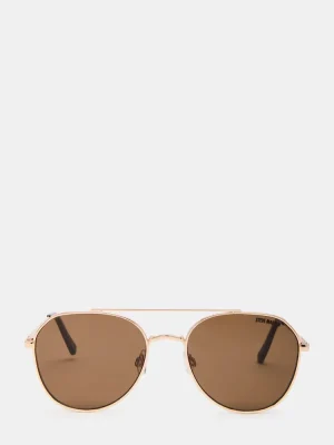 Aydin Sunglasses Brown Gold