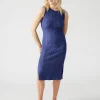 Amirah Sweater Dress Blue
