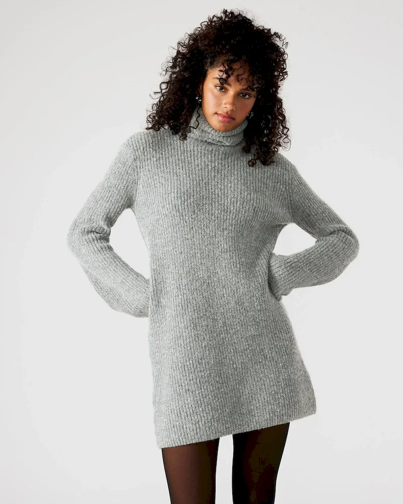 Abbie Sweater Dress Grey - Image 2