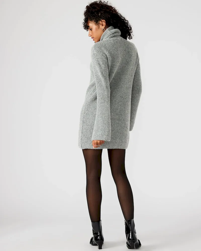 Abbie Sweater Dress Grey - Image 3