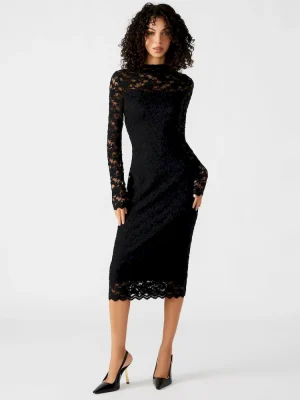 Vivienne Lace Dress Black