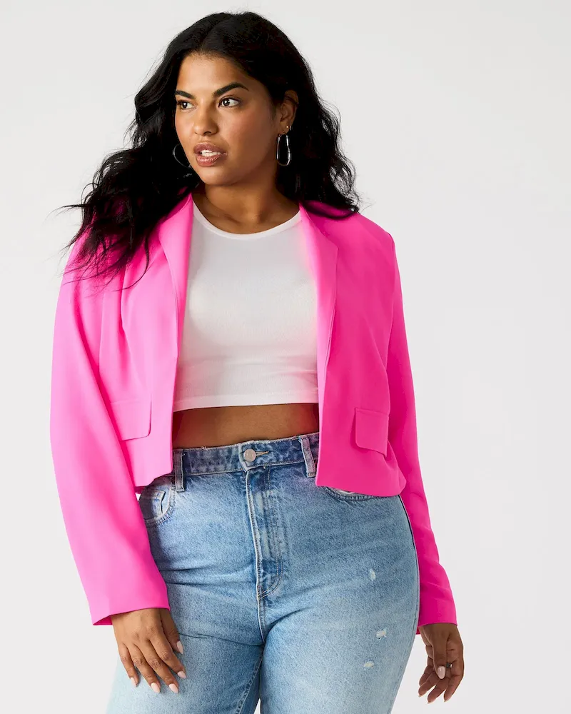 Serenea Blazer Hot Pink