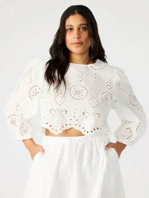 Meera Top White