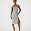 Gia Denim Dress Light Grey