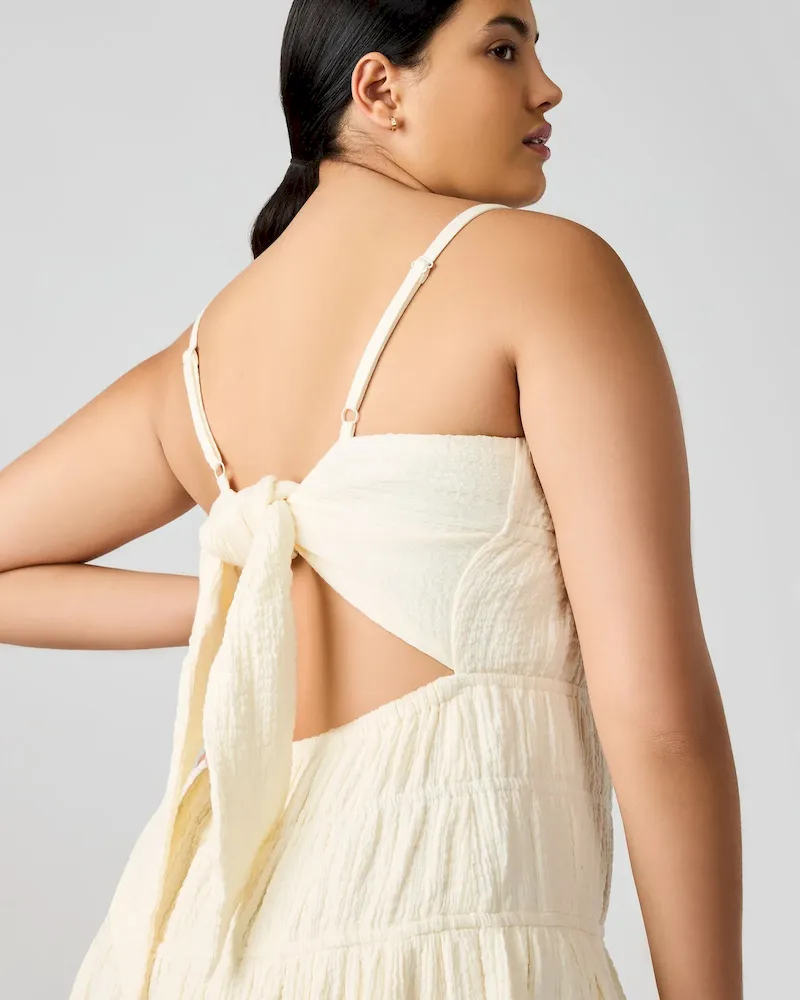 Toby Dress Ivory - Image 5