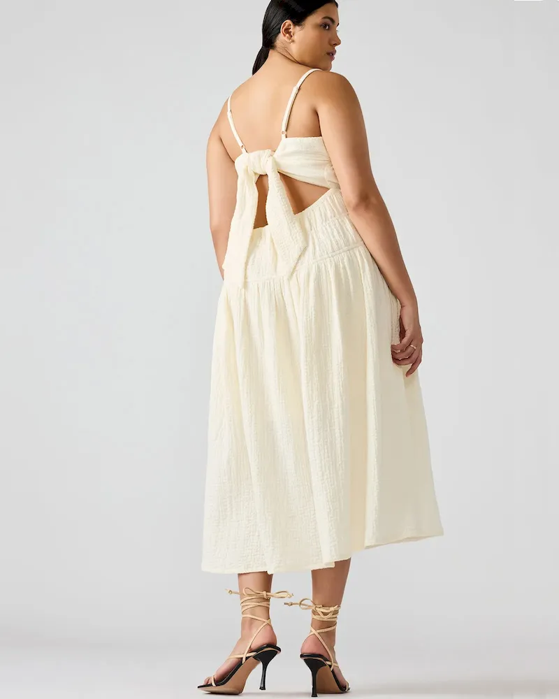 Toby Dress Ivory - Image 4
