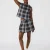 BROWN PLAID