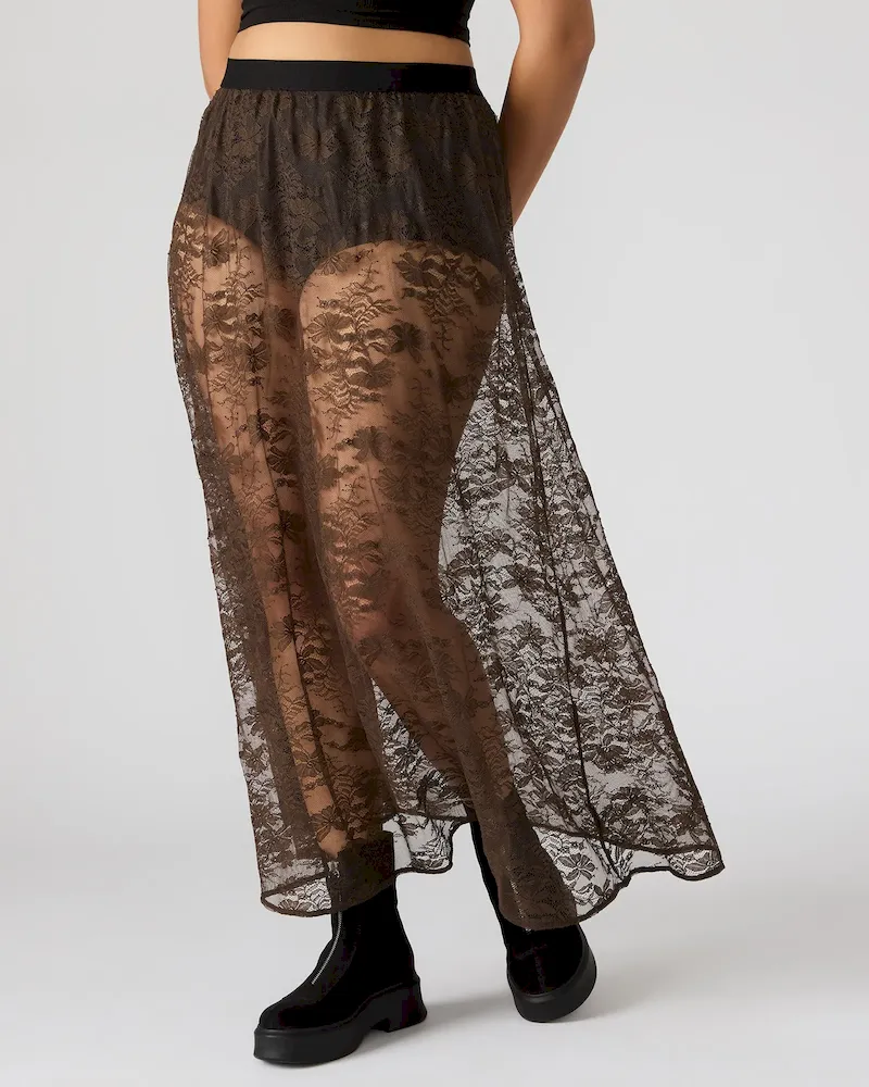Gisela Skirt Dark Espresso - Image 4