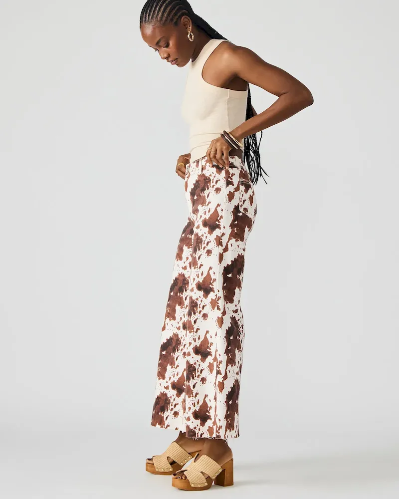 Harli Jean Brown Cow Print - Image 5