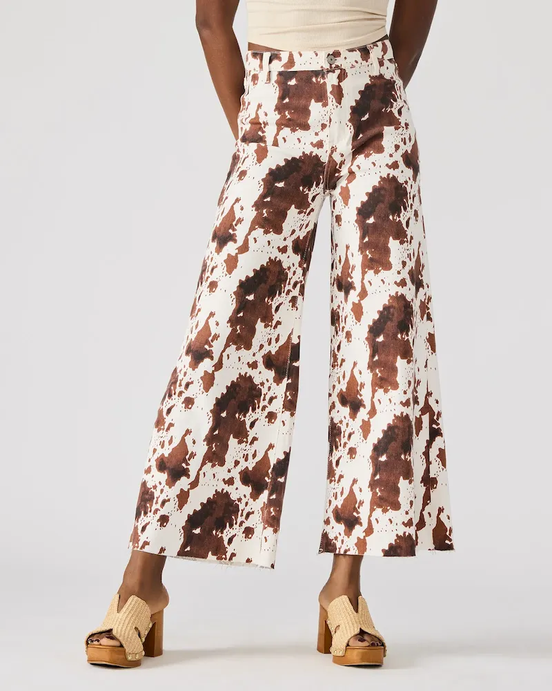 Harli Jean Brown Cow Print - Image 2