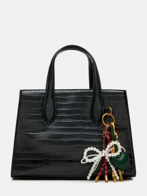Calleb Bag Black Crocodile