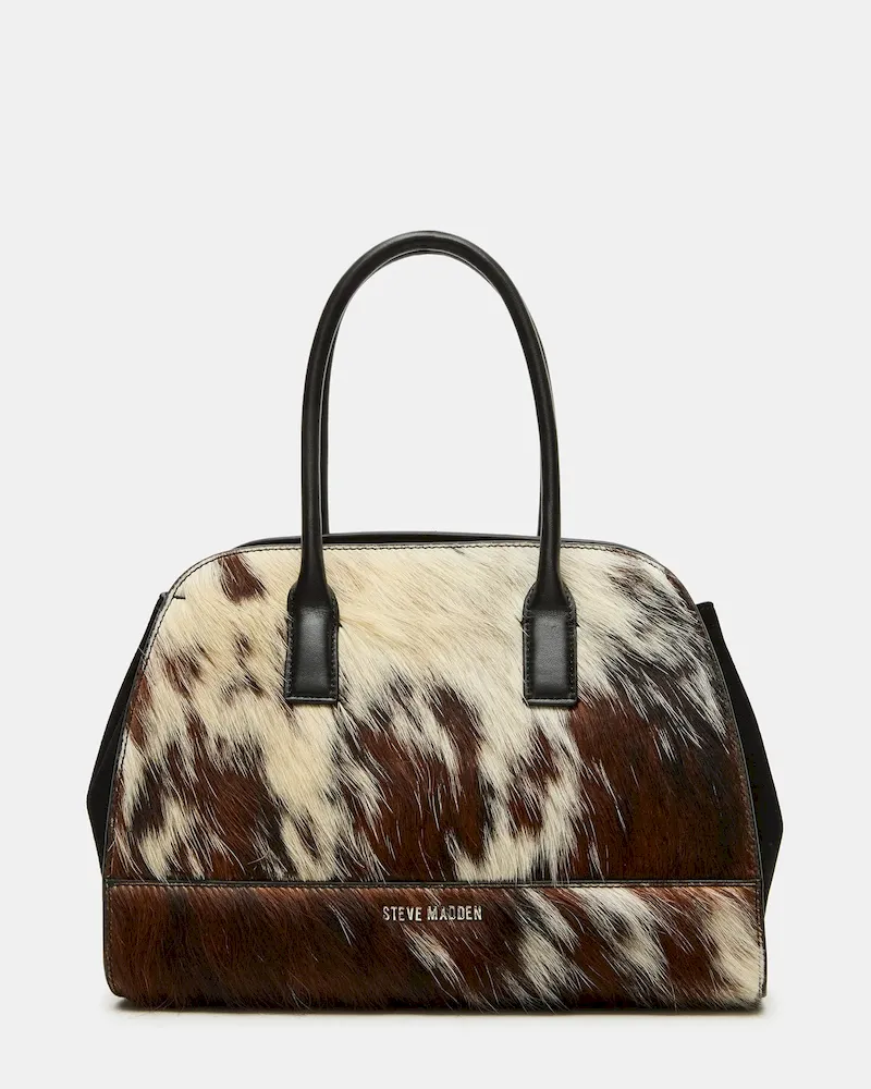 Madison Loafer And Hadlee Bag Cow Print Bundle - Image 4