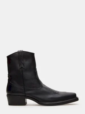 Sanderson Black Leather