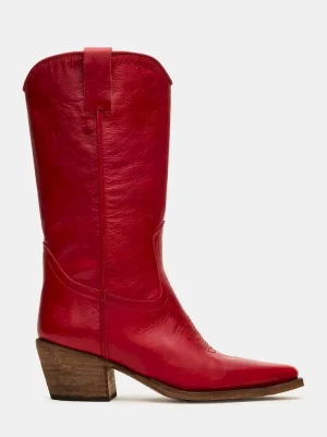 Albany Red Leather
