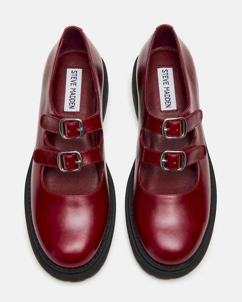 Alba Burgundy Leather - Image 4