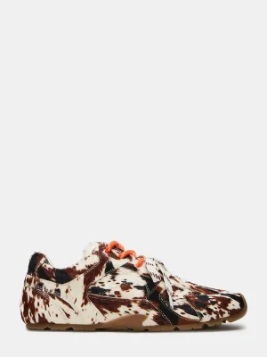 Aziel Brown Cow Print
