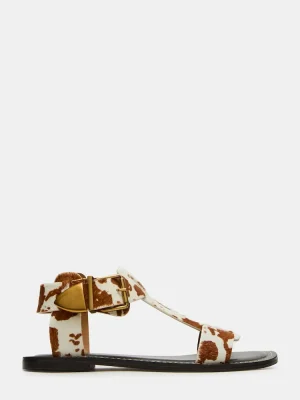 Brazinn Brown Cow Print