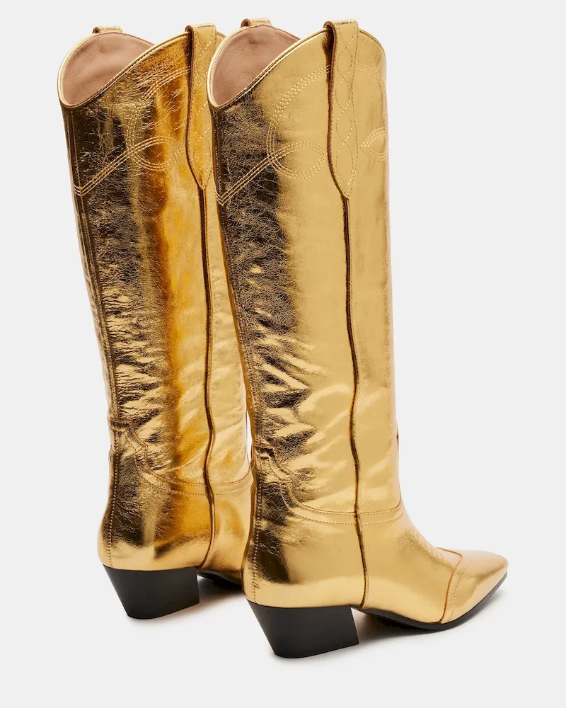 Dollie Gold Leather - Image 5