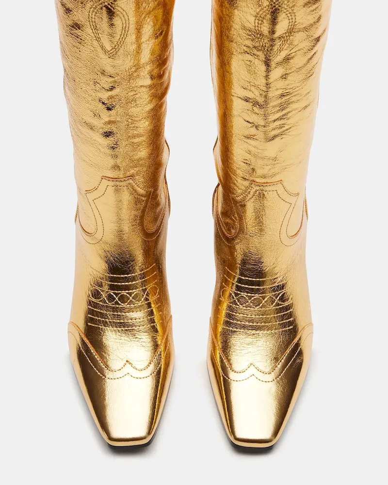 Dollie Gold Leather - Image 4