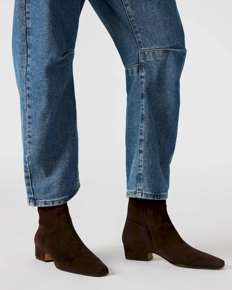 Dusty Chocolate Brown Suede - Image 2