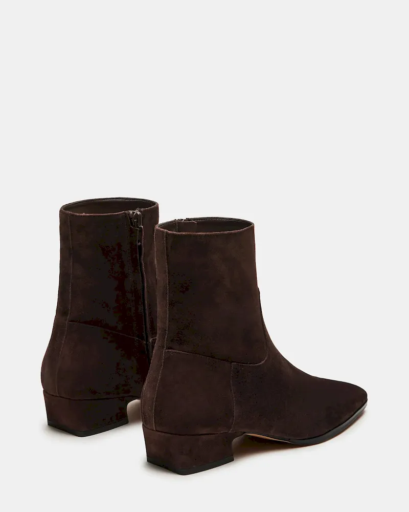 Dusty Chocolate Brown Suede - Image 6