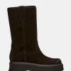 Joselyn Chocolate Brown Suede