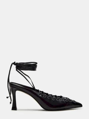 Lacelle Black Leather