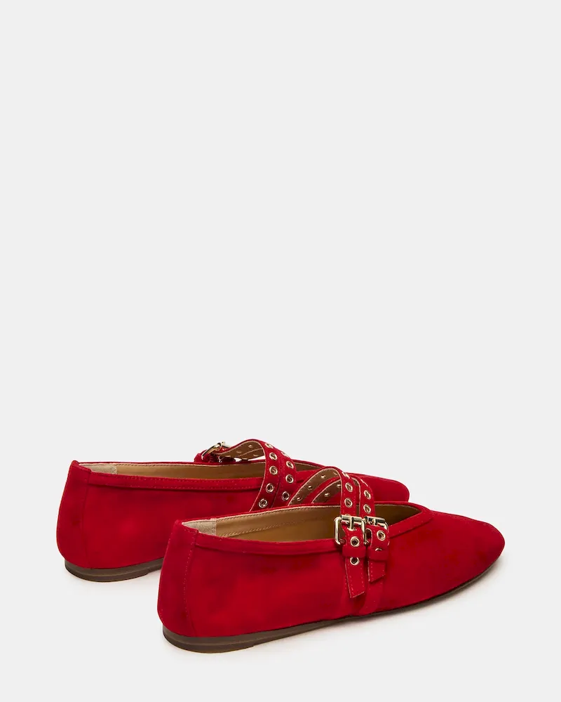 Lydia Red Suede - Image 5
