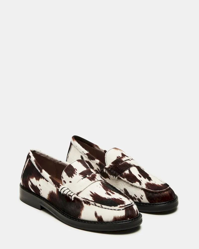 Madison Loafer And Hadlee Bag Cow Print Bundle - Image 2