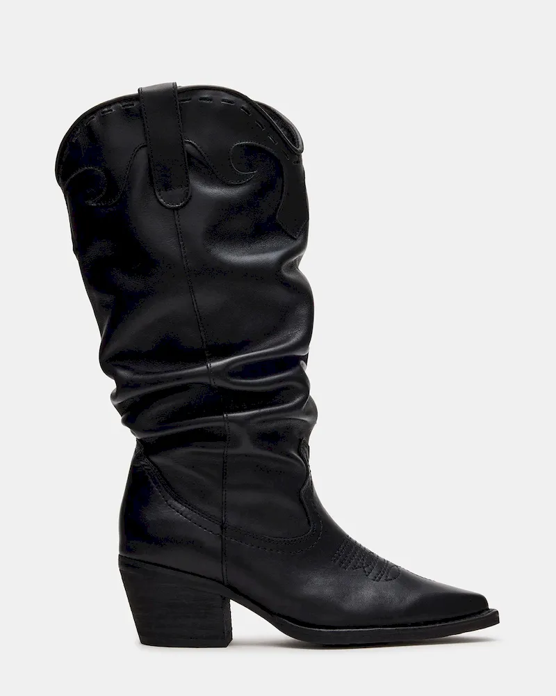 Stage Black Leather