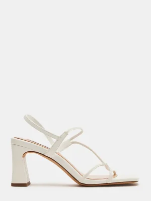 Valora White Leather